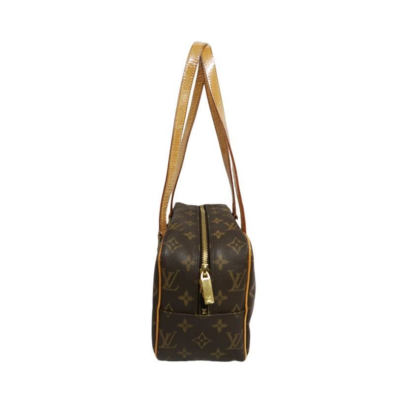 LOUIS VUITTON City MM Monogram Brown Shoulder Bag - Coated Canvas