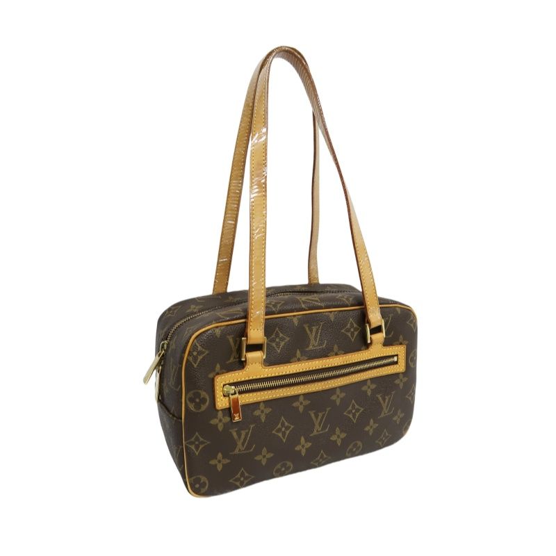 LOUIS VUITTON City MM Monogram Brown Shoulder Bag - Coated Canvas