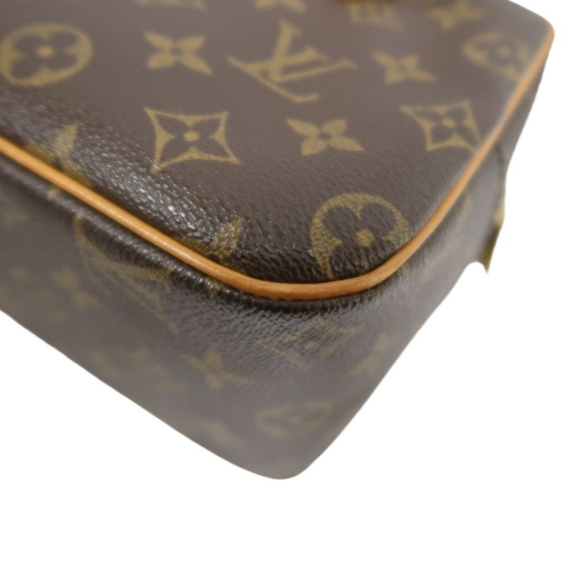 LOUIS VUITTON City MM Monogram Brown Shoulder Bag - Coated Canvas