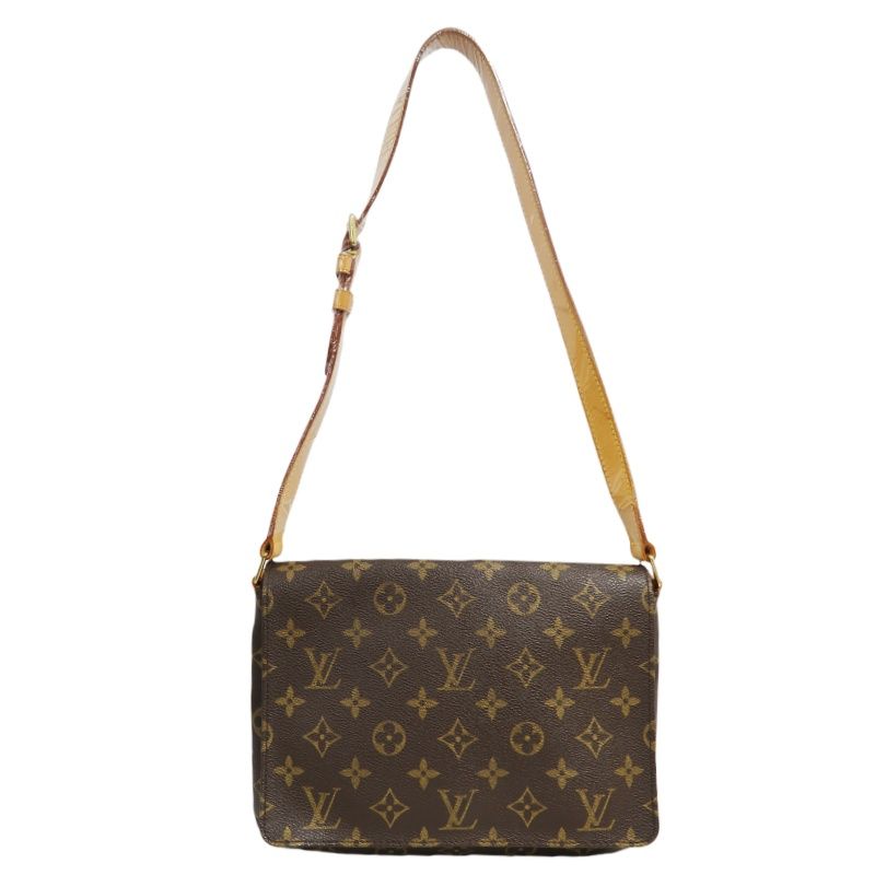 LOUIS VUITTON Monogram Musette Tango Short Strap Shoulder Crossbody Bag, Brown - LV Coated Canvas (PVC-based)