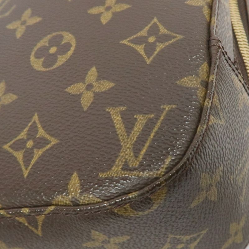 LOUIS VUITTON Spontini Monogram Brown Top Handle Bag with Shoulder Strap