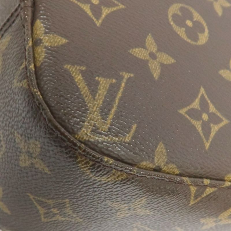 LOUIS VUITTON Spontini Monogram Brown Top Handle Bag with Shoulder Strap