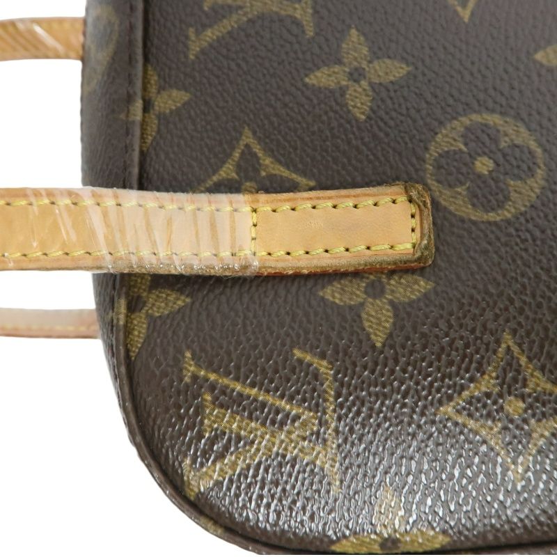 LOUIS VUITTON Spontini Monogram Brown Top Handle Bag with Shoulder Strap