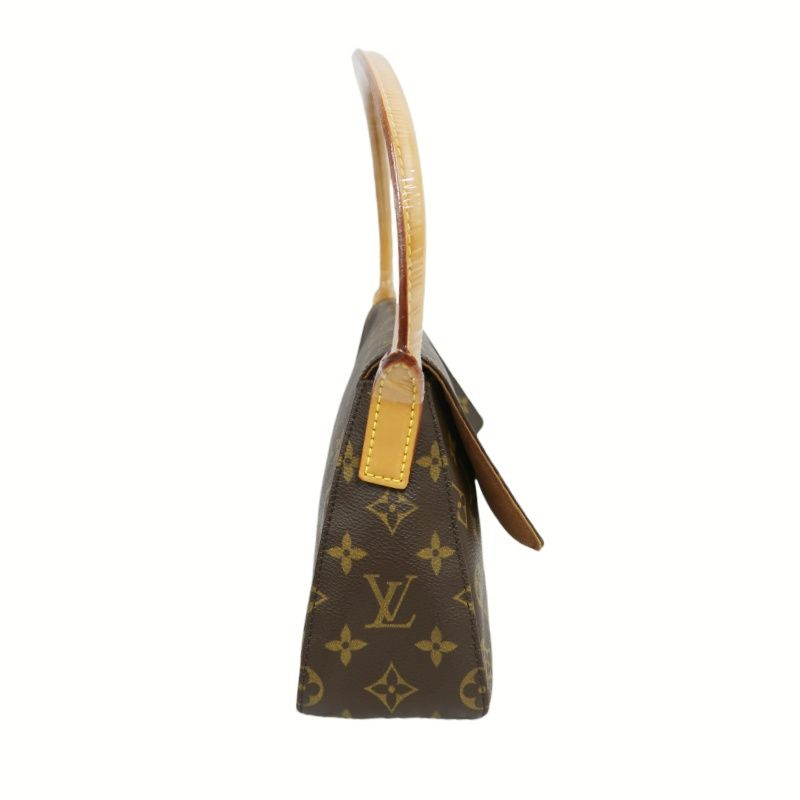 LOUIS VUITTON Mini Looping Monogram Brown Shoulder Bag - Coated Canvas (PVC-based)
