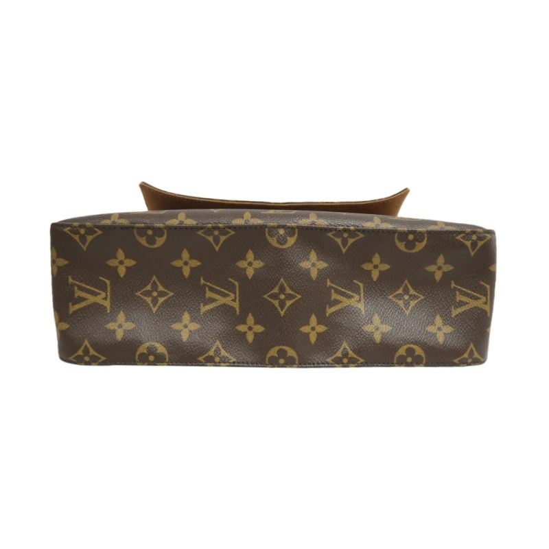 LOUIS VUITTON Mini Looping Monogram Brown Shoulder Bag - Coated Canvas (PVC-based)
