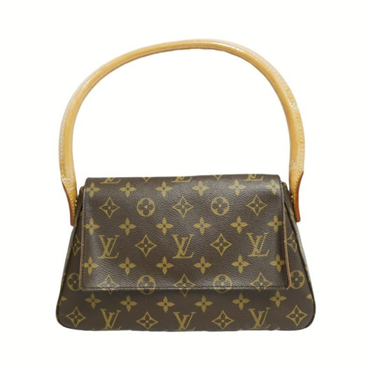 LOUIS VUITTON Mini Looping Monogram Brown Shoulder Bag - Coated Canvas (PVC-based)