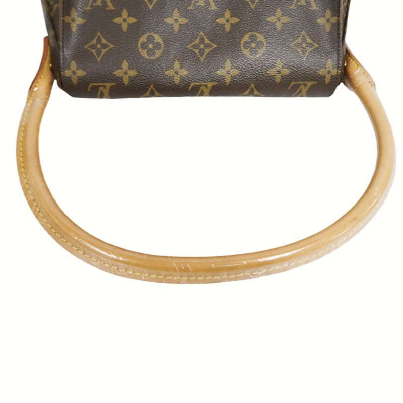 LOUIS VUITTON Mini Looping Monogram Brown Shoulder Bag - Coated Canvas (PVC-based)