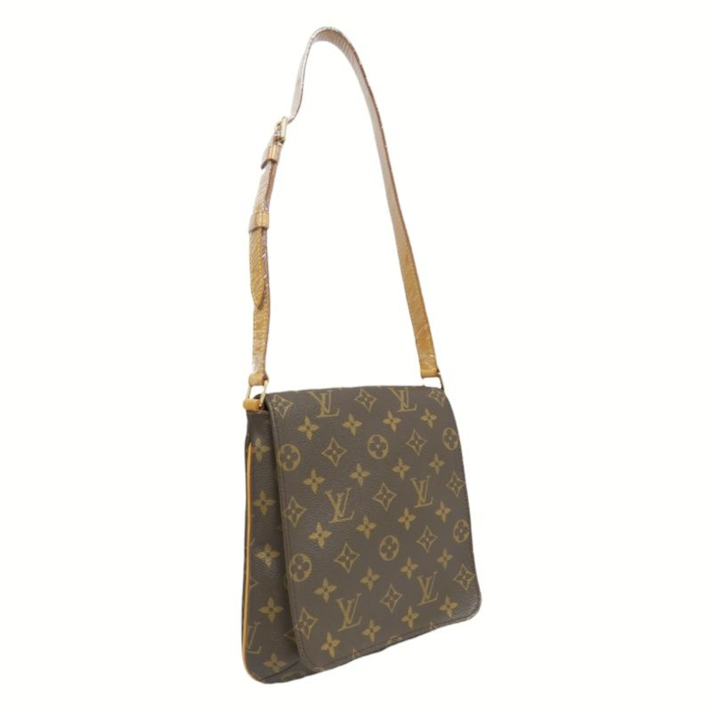 LOUIS VUITTON Monogram Musette Salsa Short Strap Shoulder Crossbody Bag, Brown - LV Coated Canvas (PVC-based)