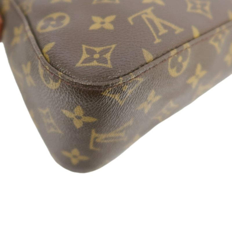 LOUIS VUITTON Monogram Mini Looping Handbag, Brown - LV Signature Canvas Satchel for Elegant Occasions