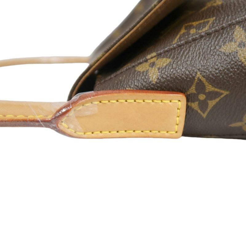 LOUIS VUITTON Monogram Mini Looping Handbag, Brown - LV Signature Canvas Satchel for Elegant Occasions