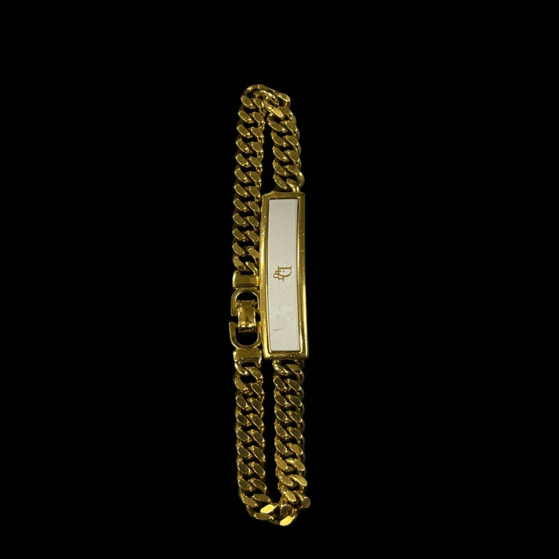 Dior Gold Alloy Bracelet With Gold Hardware