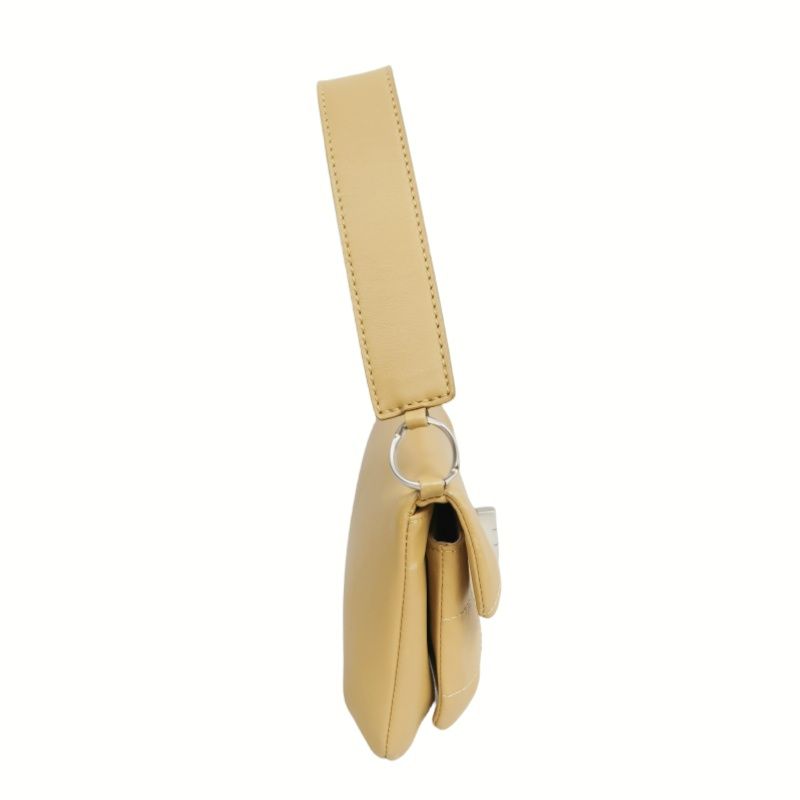 CHANEL Beige Lambskin 2.55 Chocolate Bar Shoulder Bag | Silver Hardware
