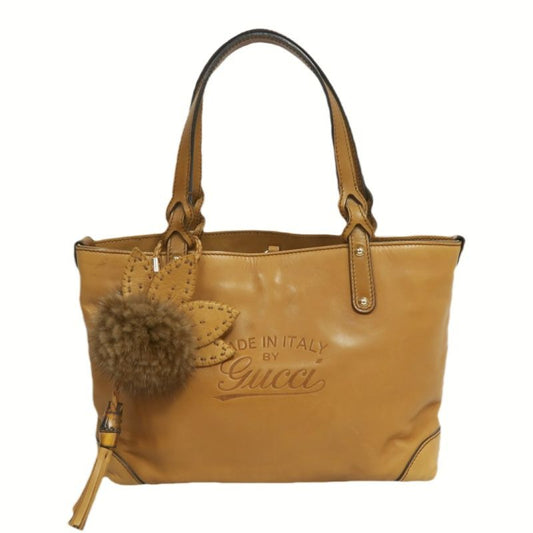 GUCCI Brown PVC Tote/Underarm Handbag
