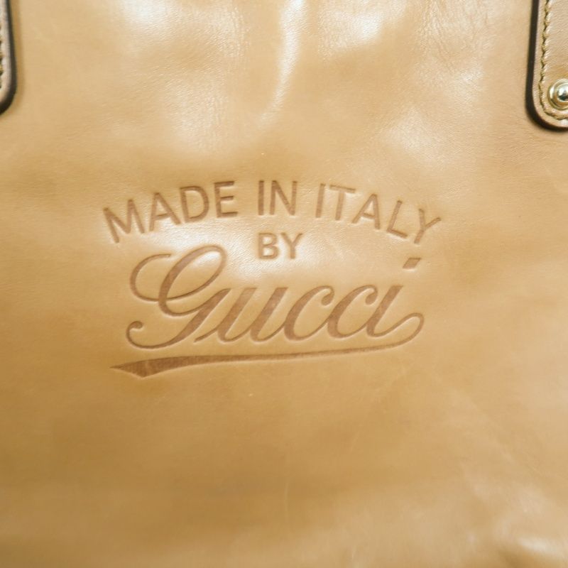 GUCCI Brown PVC Tote/Underarm Handbag