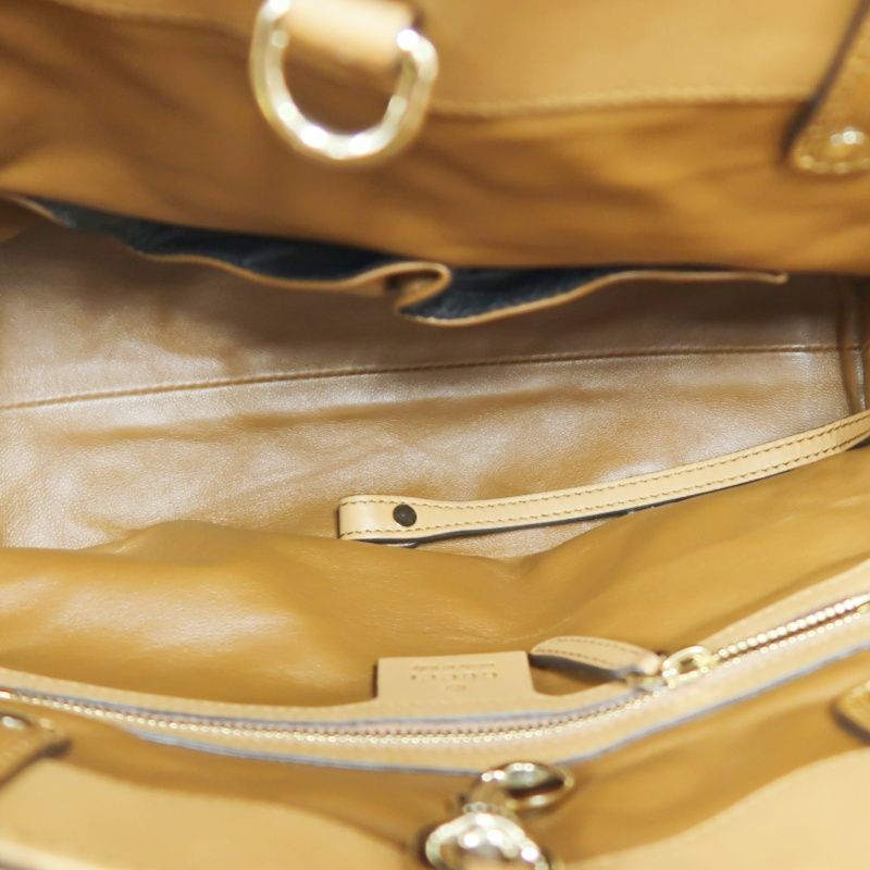 GUCCI Brown PVC Tote/Underarm Handbag