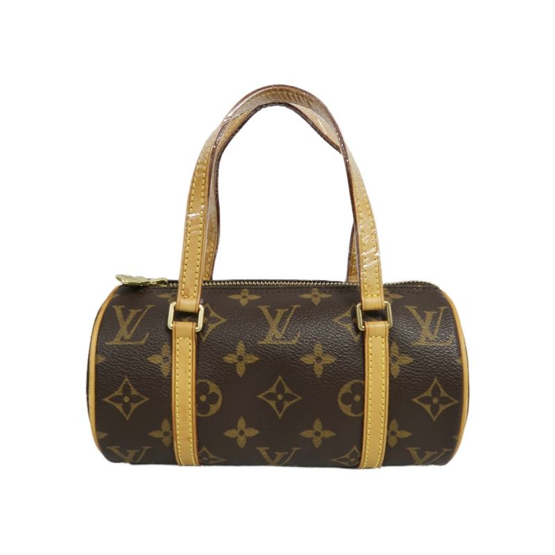 LOUIS VUITTON Papillon 19 Handbag, Monogram Coated Canvas, Brown