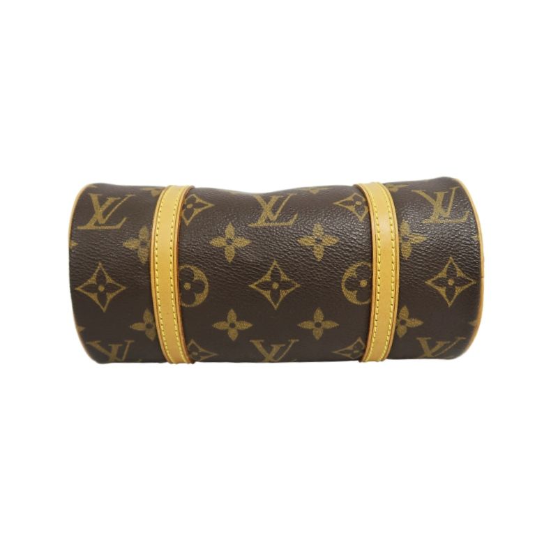 LOUIS VUITTON Papillon 19 Handbag, Monogram Coated Canvas, Brown