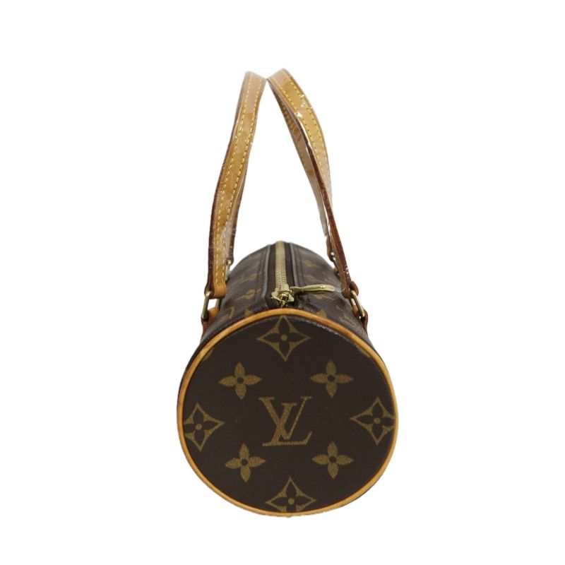 LOUIS VUITTON Papillon 19 Handbag, Monogram Coated Canvas, Brown