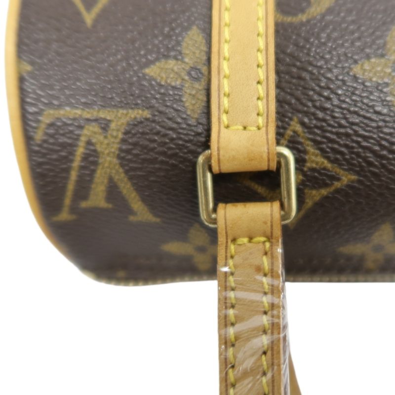 LOUIS VUITTON Papillon 19 Handbag, Monogram Coated Canvas, Brown