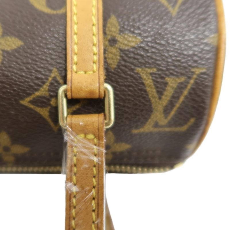 LOUIS VUITTON Papillon 19 Handbag, Monogram Coated Canvas, Brown
