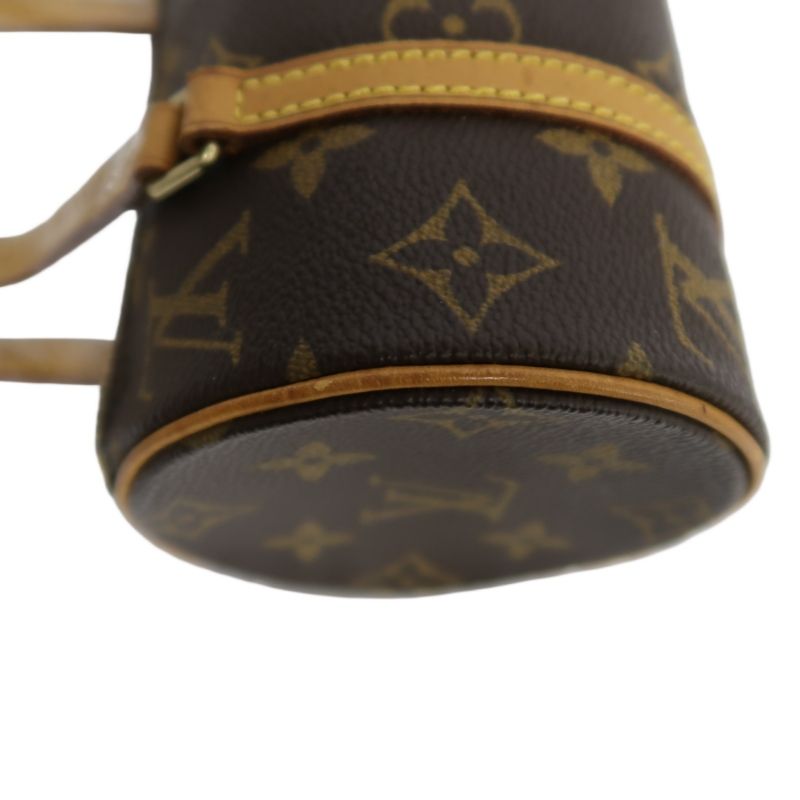 LOUIS VUITTON Papillon 19 Handbag, Monogram Coated Canvas, Brown