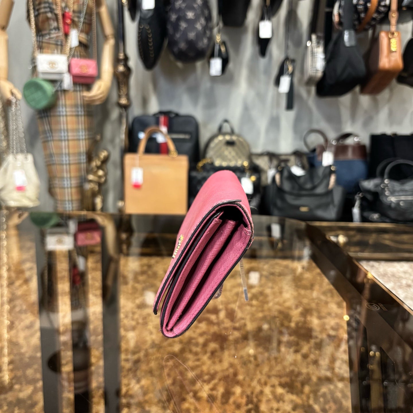 MICHAEL KORS Pink PVC Wallet