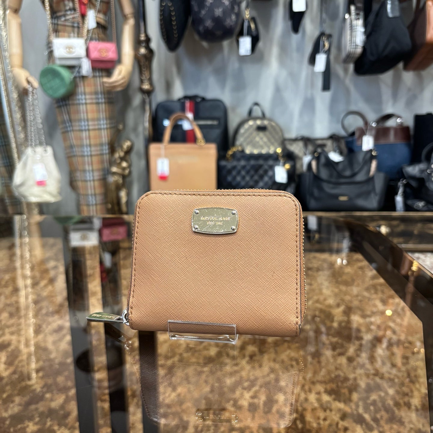 MICHAEL KORS Beige PVC Wallet