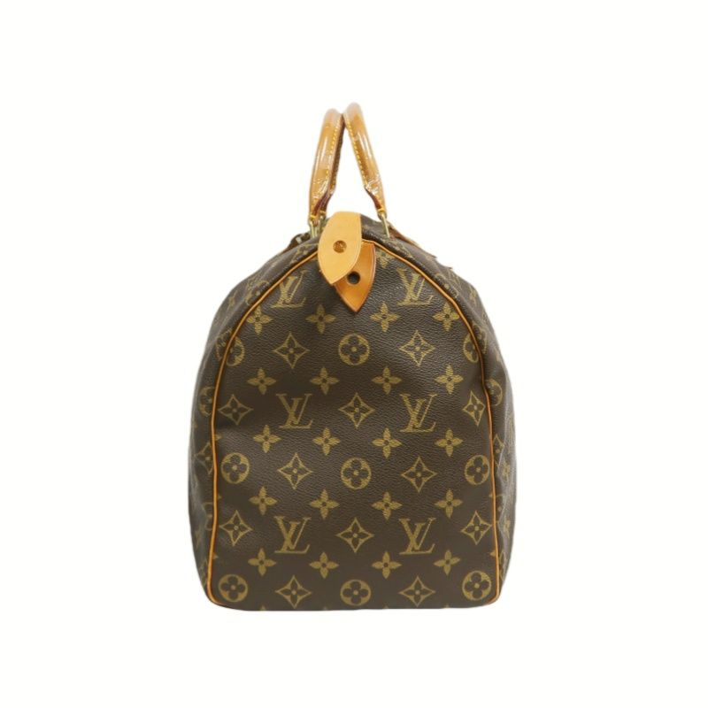 LOUIS VUITTON Monogram Speedy 40 Brown Handbag | W/Cadenas Lock & 2 Keys
