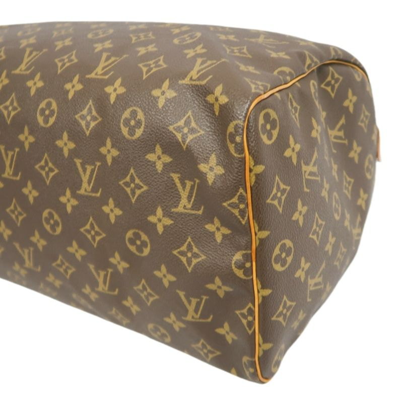 LOUIS VUITTON Monogram Speedy 40 Brown Handbag | W/Cadenas Lock & 2 Keys
