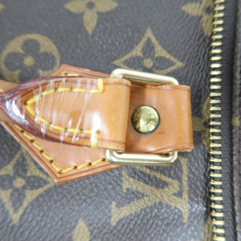 LOUIS VUITTON Monogram Speedy 40 Brown Handbag | W/Cadenas Lock & 2 Keys