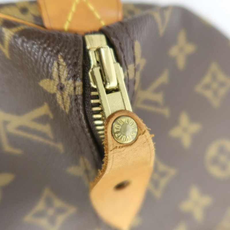 LOUIS VUITTON Monogram Speedy 40 Brown Handbag | W/Cadenas Lock & 2 Keys