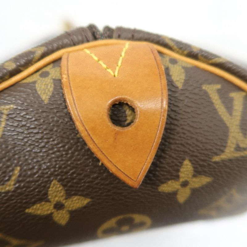 LOUIS VUITTON Monogram Speedy 40 Brown Handbag | W/Cadenas Lock & 2 Keys