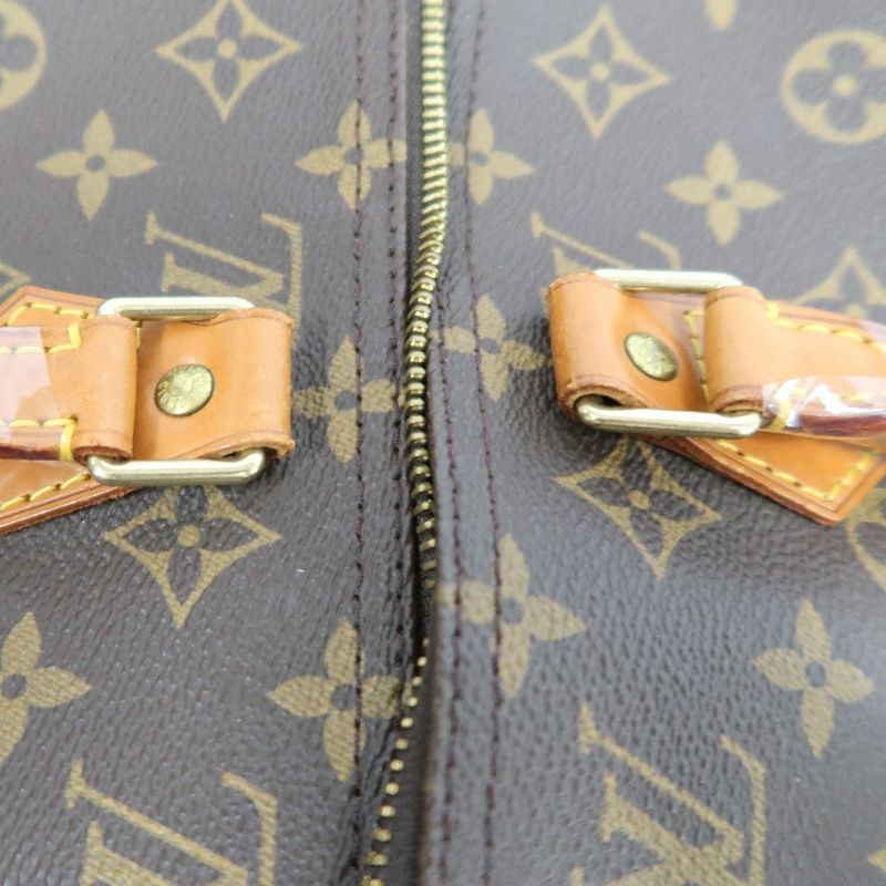 LOUIS VUITTON Monogram Speedy 40 Brown Handbag | W/Cadenas Lock & 2 Keys