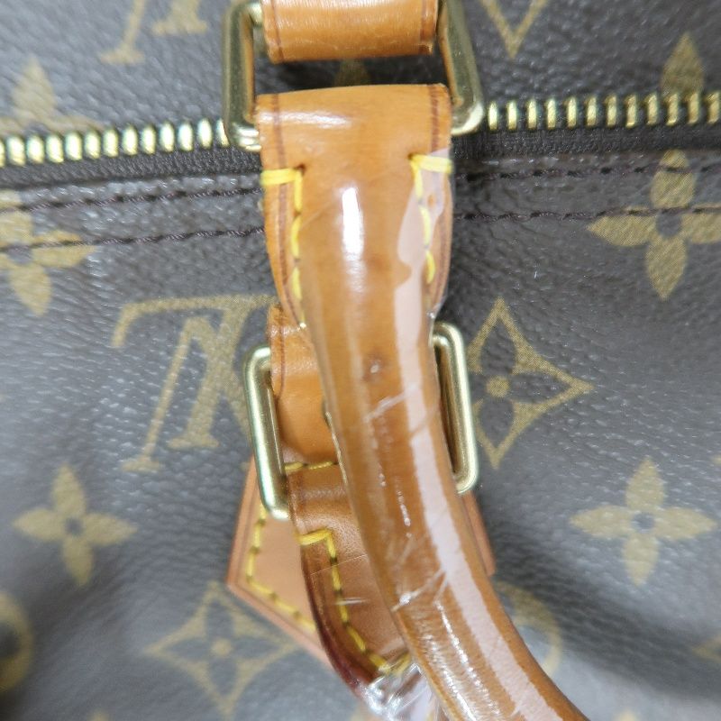 LOUIS VUITTON Monogram Speedy 40 Brown Handbag | W/Cadenas Lock & 2 Keys