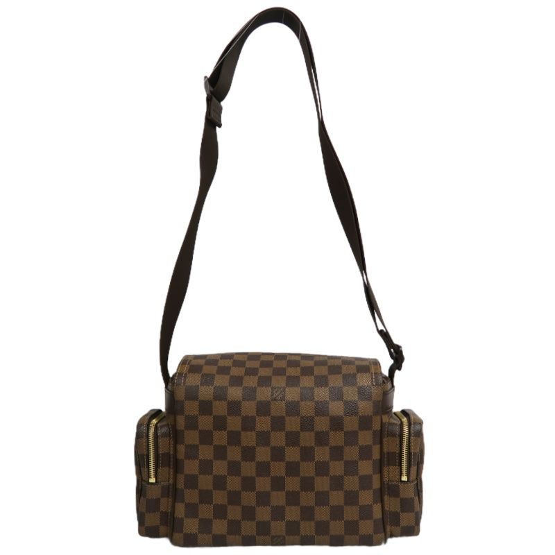 LOUIS VUITTON (LV) Damier Ebene Shoulder/Crossbody Bag, Brown Coated Canvas