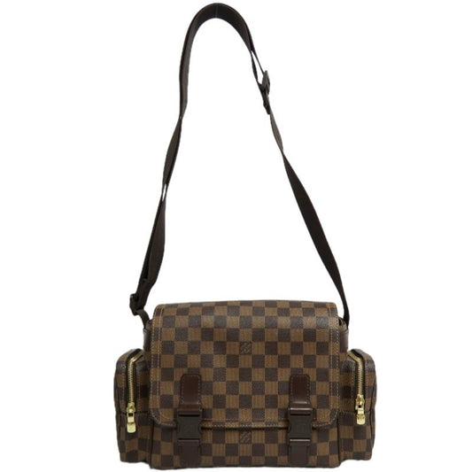 LOUIS VUITTON (LV) Damier Ebene Shoulder/Crossbody Bag, Brown Coated Canvas