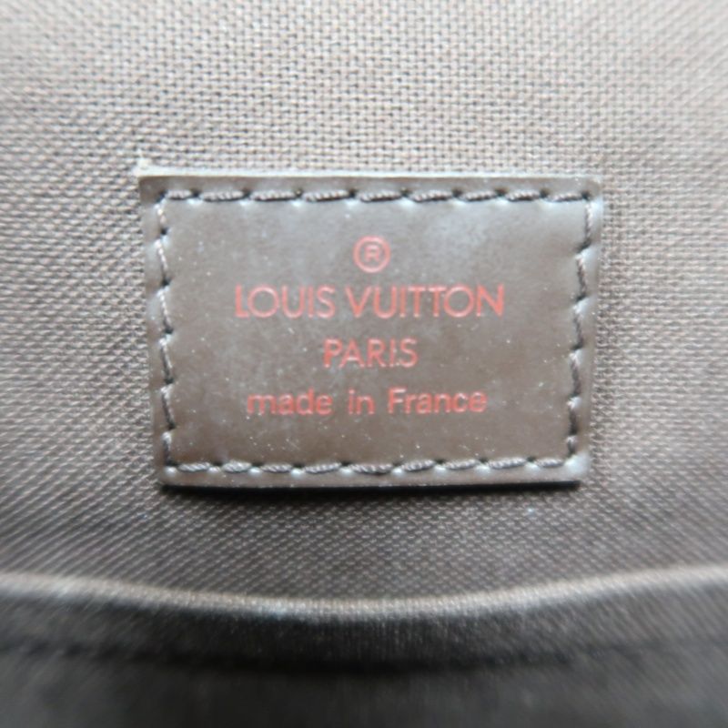 LOUIS VUITTON (LV) Damier Ebene Shoulder/Crossbody Bag, Brown Coated Canvas