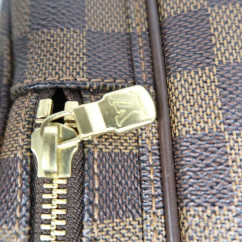 LOUIS VUITTON (LV) Damier Ebene Shoulder/Crossbody Bag, Brown Coated Canvas