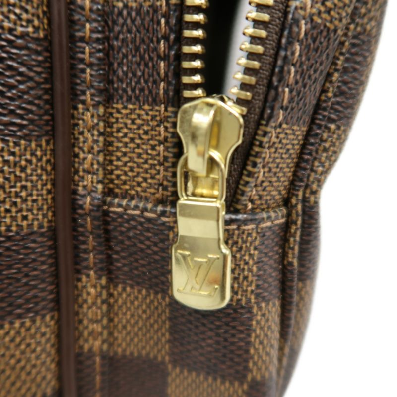LOUIS VUITTON (LV) Damier Ebene Shoulder/Crossbody Bag, Brown Coated Canvas