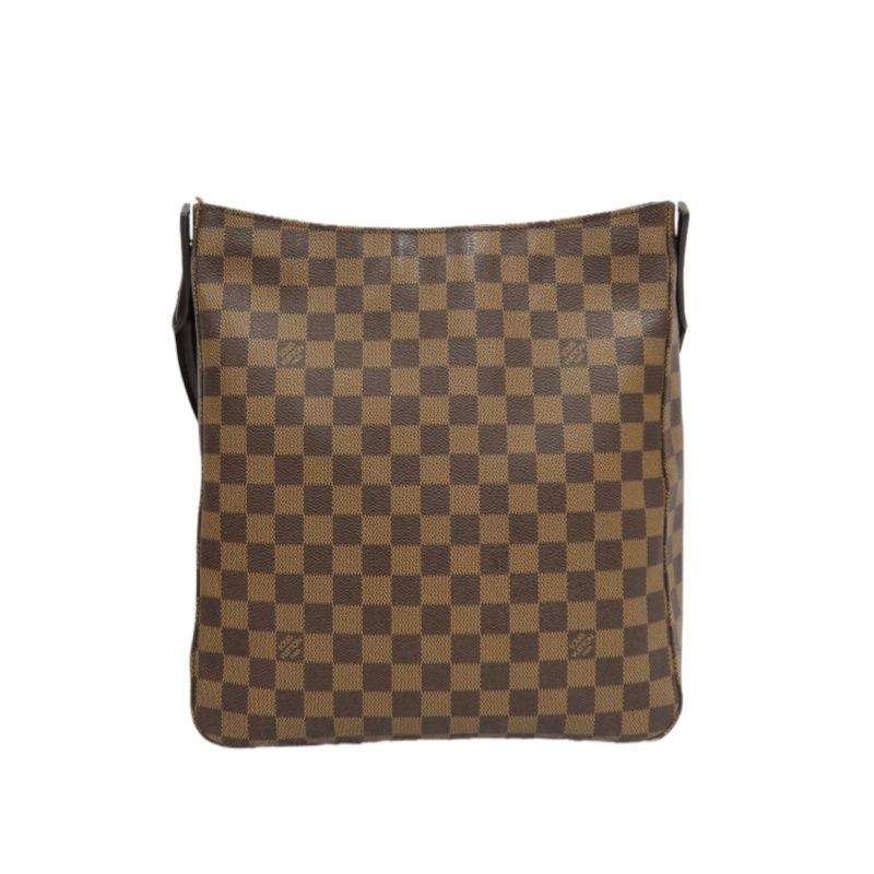 LOUIS VUITTON (LV) Looping Handbag/Shoulder Bag, Brown Damier Ebene Coated Canvas