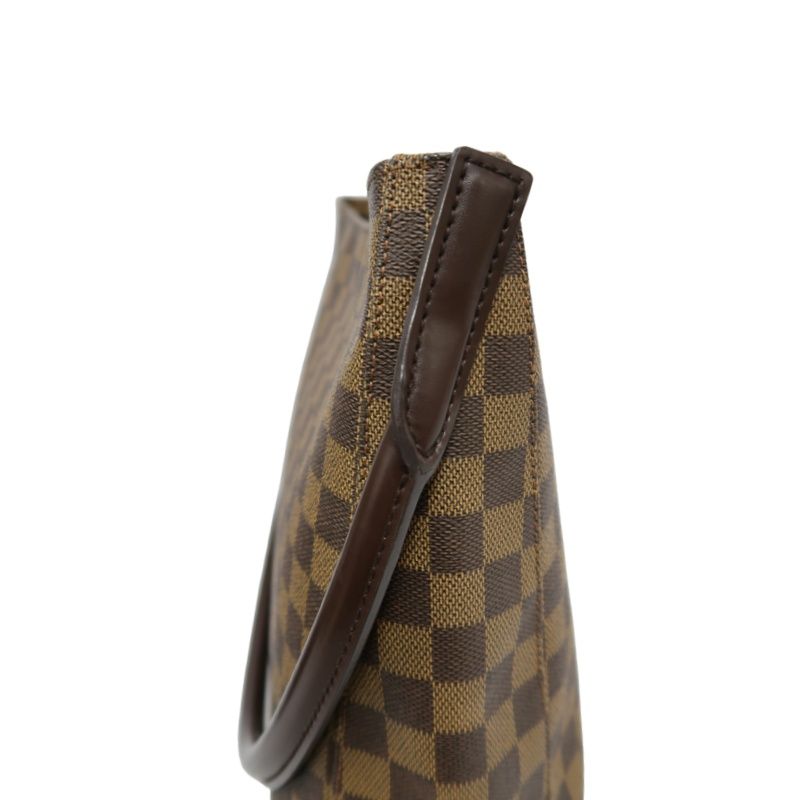 LOUIS VUITTON (LV) Looping Handbag/Shoulder Bag, Brown Damier Ebene Coated Canvas