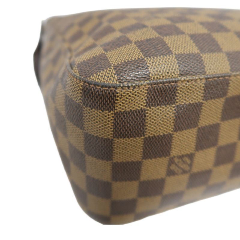 LOUIS VUITTON (LV) Looping Handbag/Shoulder Bag, Brown Damier Ebene Coated Canvas