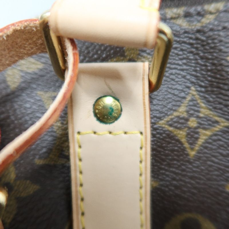 LOUIS VUITTON LV Keepall Bandoulière 55 Monogram Brown Boston Bag W/Full Accessories