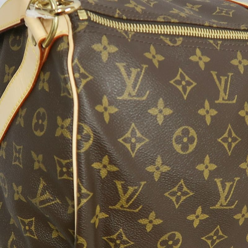 LOUIS VUITTON LV Keepall Bandoulière 55 Monogram Brown Boston Bag W/Full Accessories