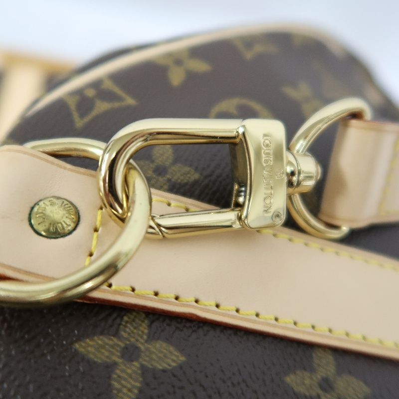 LOUIS VUITTON LV Keepall Bandoulière 55 Monogram Brown Boston Bag W/Full Accessories