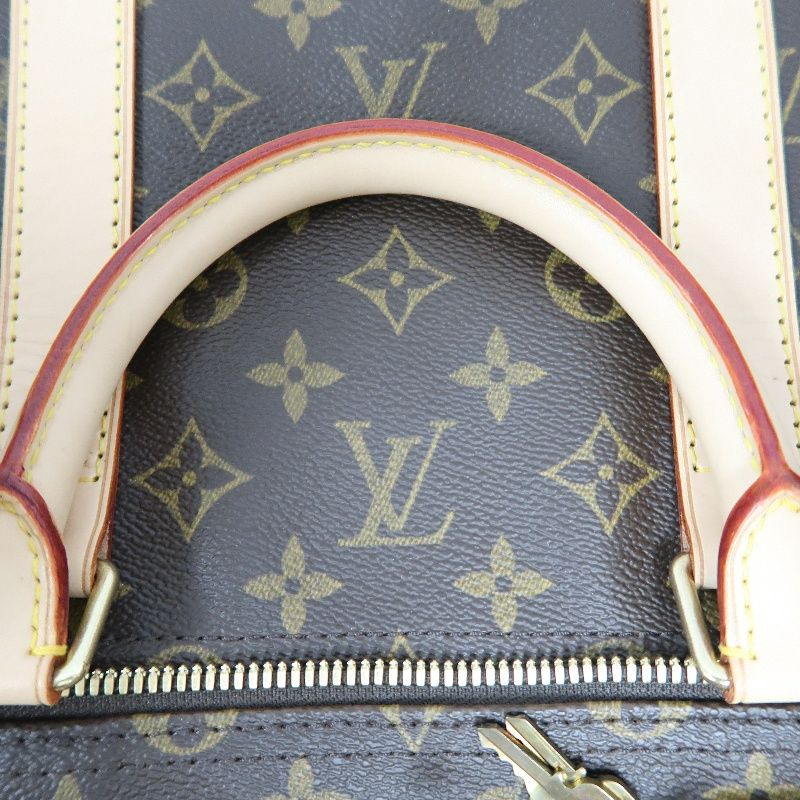 LOUIS VUITTON LV Keepall Bandoulière 55 Monogram Brown Boston Bag W/Full Accessories
