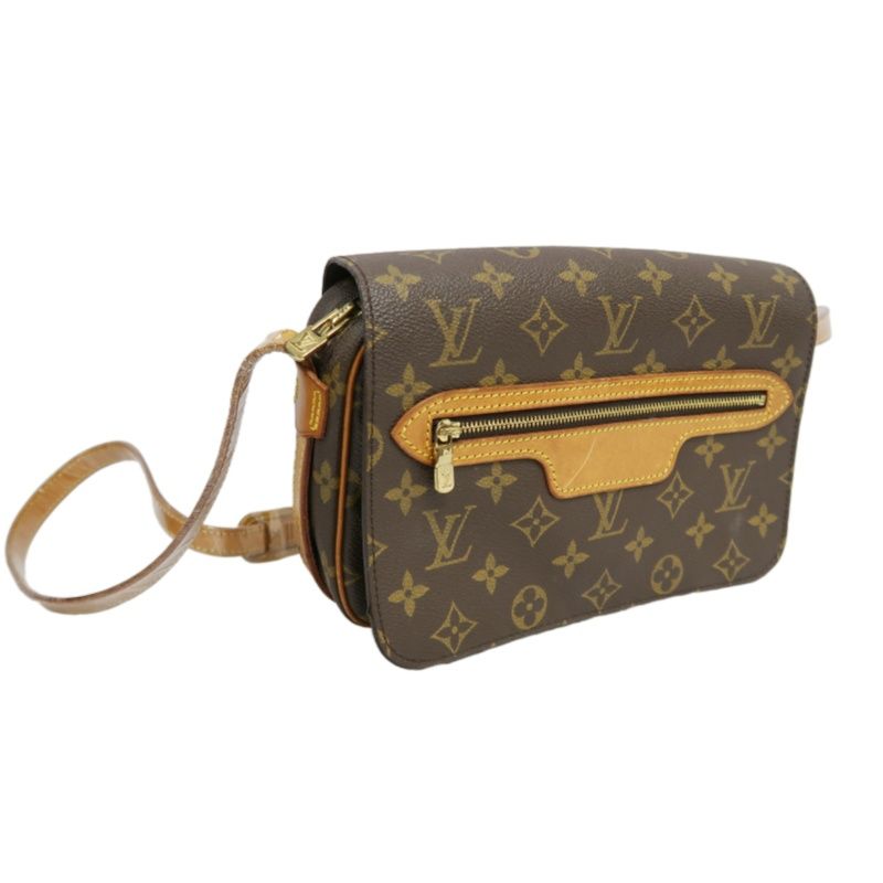 LOUIS VUITTON Monogram Saint-Germain 24 Brown Crossbody Bag