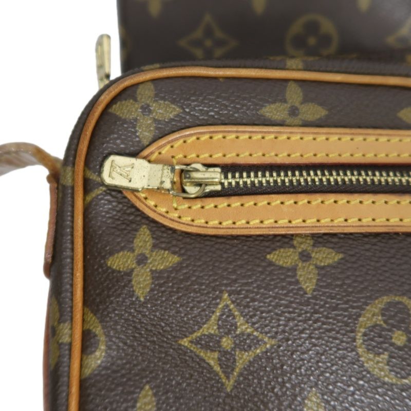 LOUIS VUITTON Monogram Saint-Germain 24 Brown Crossbody Bag