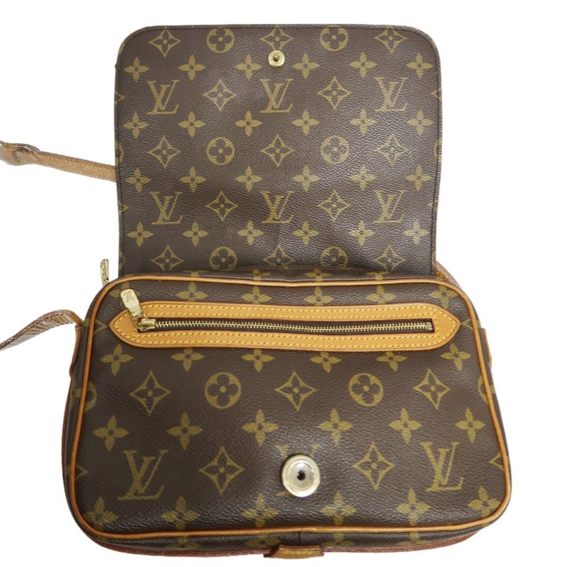 LOUIS VUITTON Monogram Saint-Germain 24 Brown Crossbody Bag