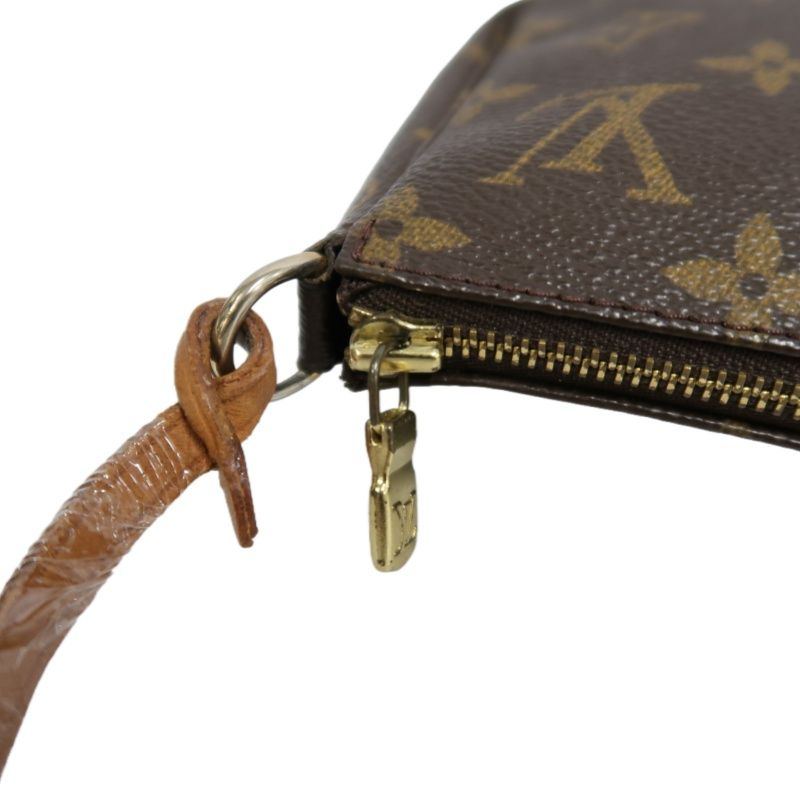 LOUIS VUITTON Pochette Accessoires Monogram Brown Underarm Pouch - Coated Canvas